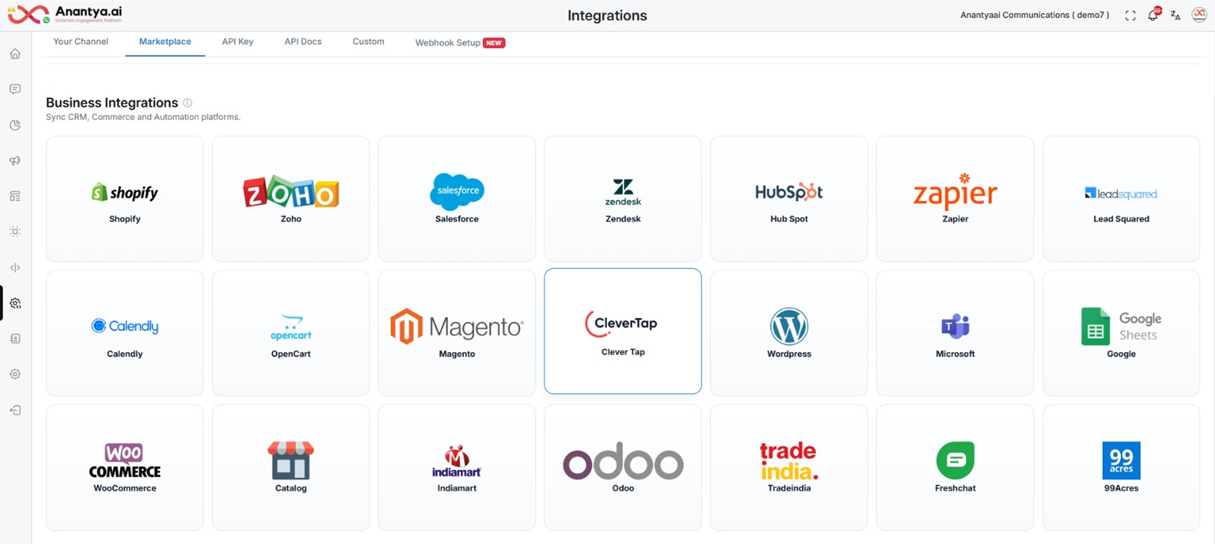 Custom Integrations